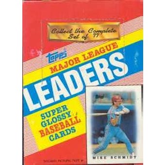 1988 Topps League Leaders (minis) Baseball Wax Box