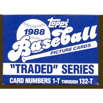 1988 Topps Traded & Rookies Baseball Factory Set