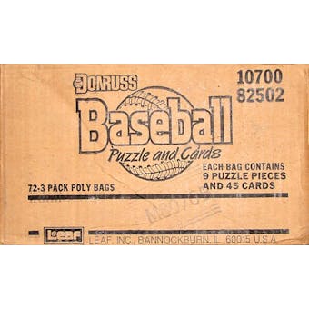 1988 Donruss Baseball Rack Case (Not Factory Sealed)