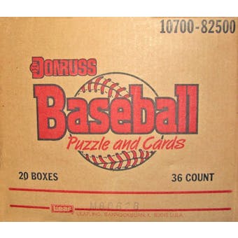 1988 Donruss Baseball Wax 20-Box Case