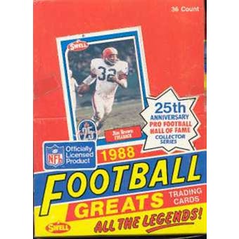 1988 Swell Greats Football Wax Box