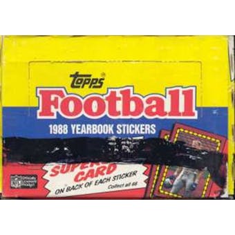 1988 Topps Stickers Football Wax Box