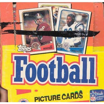 1988 Topps Football Jumbo Box