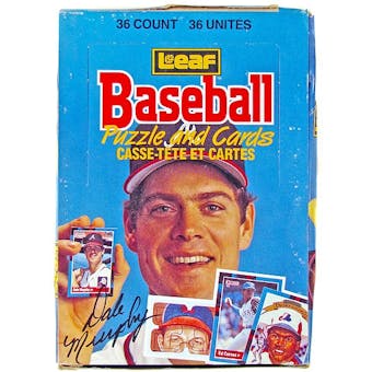 1988 Leaf Baseball Wax Box