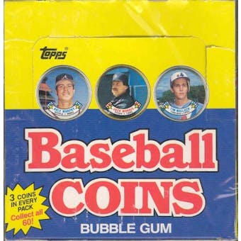 1988 Topps Coins Baseball Wax Box