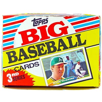1988 Topps Big Series 3 Baseball Wax Box