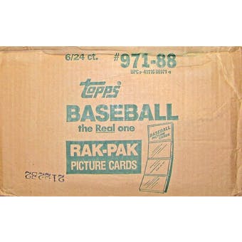 1988 Topps Baseball Rack 6-Box Case