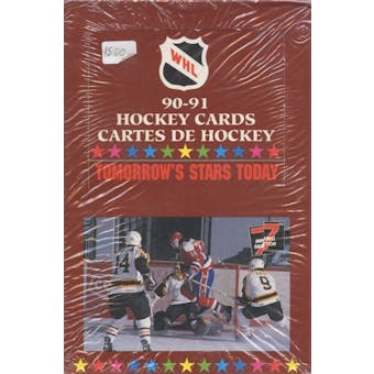 1990/91 7th Inning Sketch WHL Hockey Wax Box