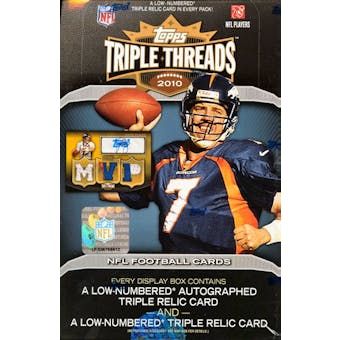 2010 Topps Triple Threads Football Hobby Box