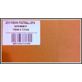 2010 Panini Epix Football Hobby 16-Box Case
