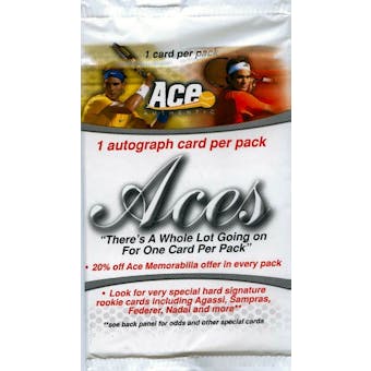 2010 Ace Authentic Aces Tennis Hobby Pack