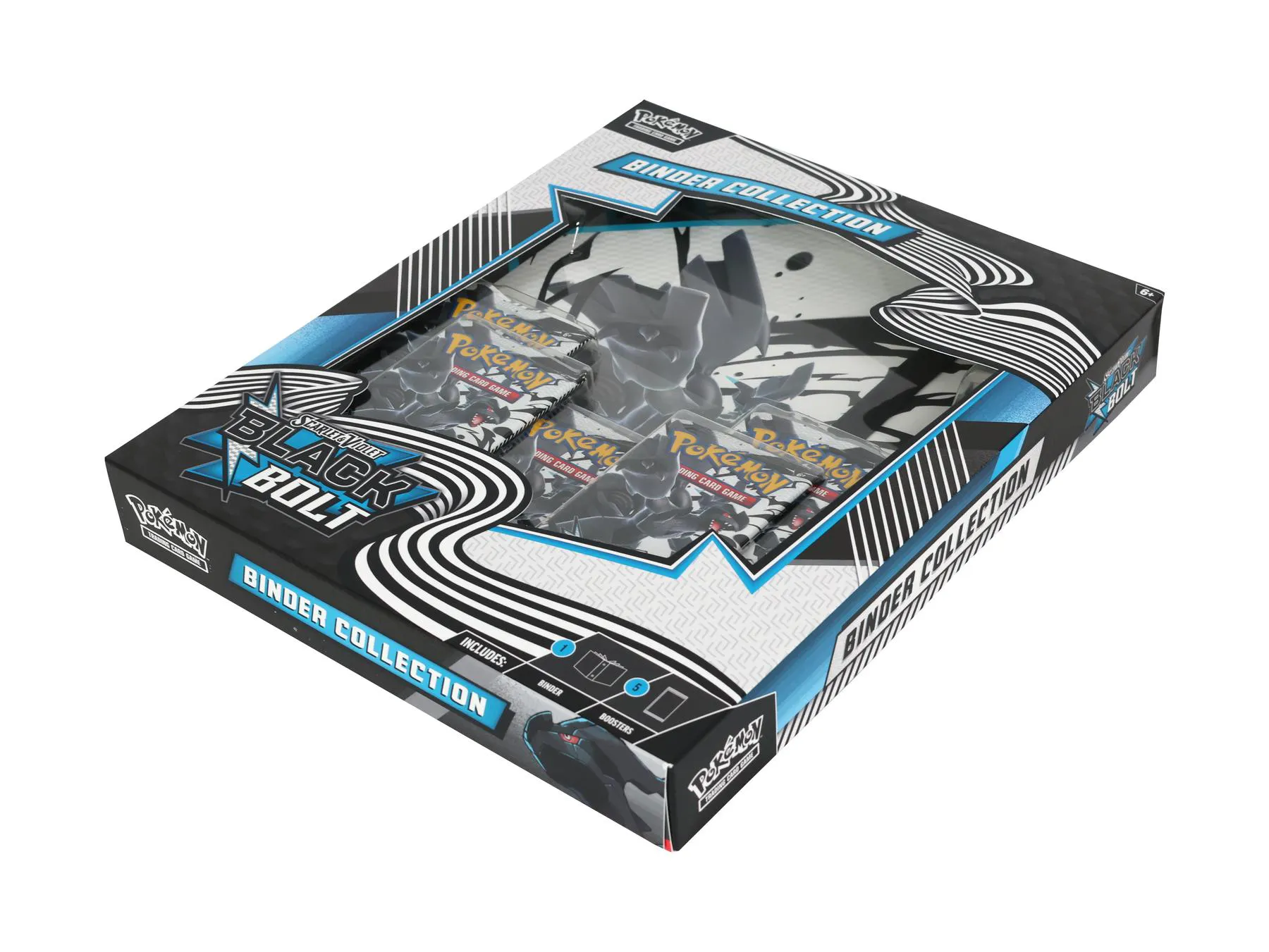 Pokemon Scarlet & Violet Black Bolt Binder Collection 6 Box Case Pokemon Scarlet & Violet Black Bolt Binder Collection 6 Box Case