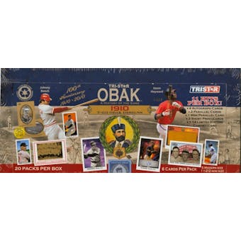 2010 TriStar Obak A History of the Game Baseball Hobby Box
