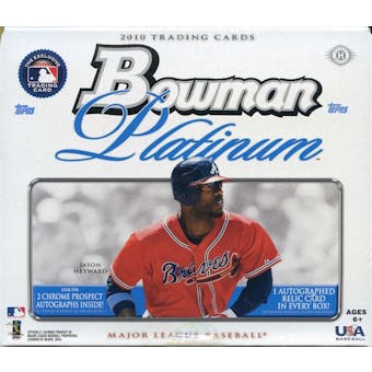 2010 Bowman Platinum Baseball Hobby Box