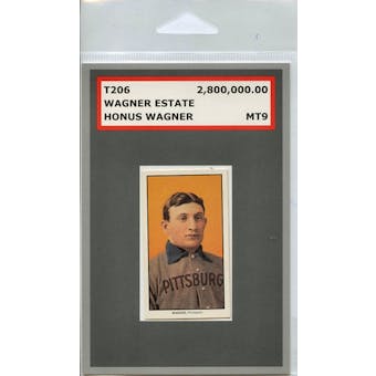 1909-11 T206 #499 Honus Wagner Piedmont Reprint Card