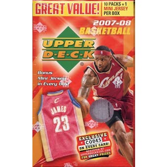2007/08 Upper Deck Basketball 10-Pack Box