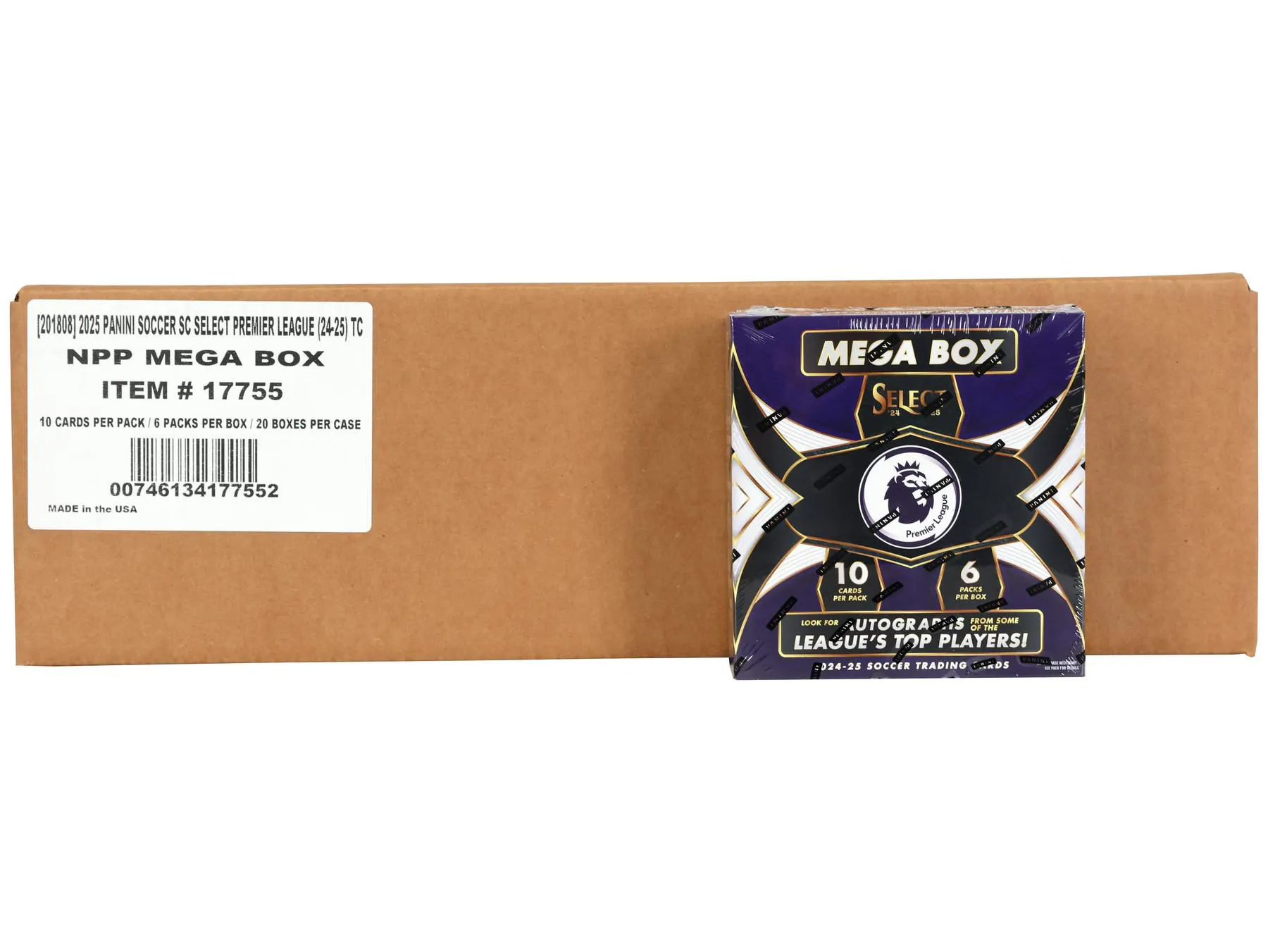 2024/25 Panini Select Premier League EPL Soccer Mega 20-Box Case 2024/25 Panini Select Premier League EPL Soccer Mega 20-Box Case