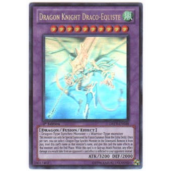 Yu-Gi-Oh Duelist Revolution Single Dragon Knight Draco-Equiste Ghost Rare