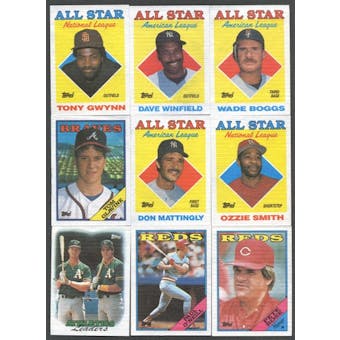1988 Topps Cloth Baseball Complete Set (Test Issue)
