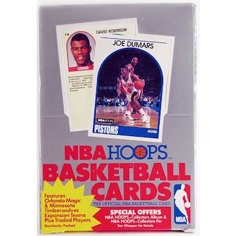 1989/90 Hoops Series 2 Basketball Wax Box