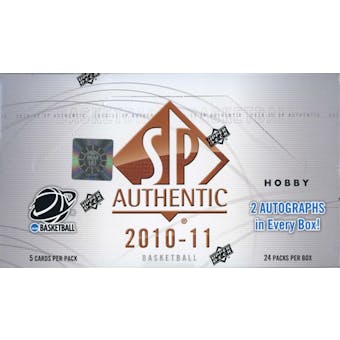 2010/11 Upper Deck SP Authentic Basketball Hobby Box