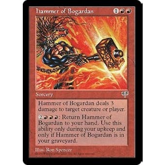 Magic the Gathering Mirage Single Hammer of Bogardan - SLIGHT PLAY (SP)