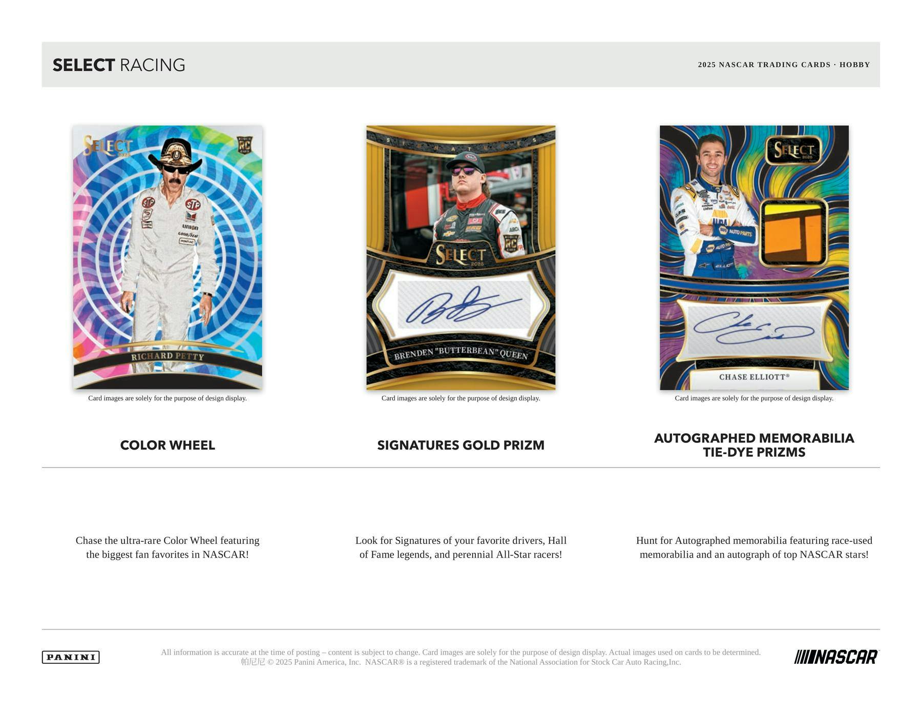 2025 Panini Select NASCAR Racing Hobby Box | DA Card World