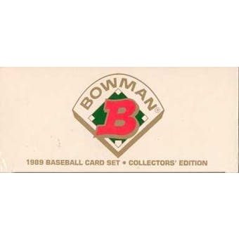 1989 Bowman Tiffany Baseball Factory Set