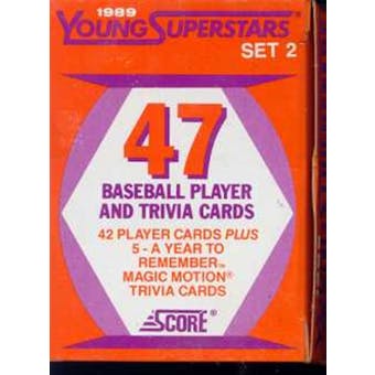 1989 Score Young Superstars Series 2 Baseball Factory Set