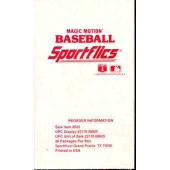 1989 Sportflics Baseball Wax Box