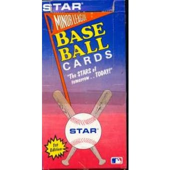 1989 Star Minor League Series 1 Baseball Wax Box