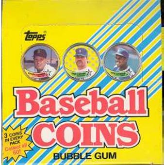 1989 Topps Coins Baseball Wax Box