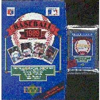 1989 Upper Deck High # Baseball Wax Pack