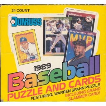 1989 Donruss Baseball Super Cello Box
