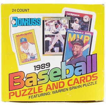 1989 Donruss Baseball Cello Box