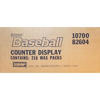 1989 Donruss Baseball Counter Display Box