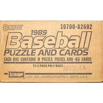 1989 Donruss Baseball Rack Case