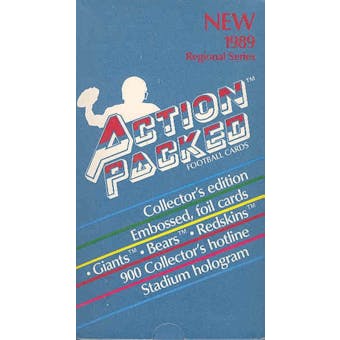 1989 Action Packed Football Wax Box
