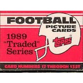 1989 Topps Traded Football Factory Set