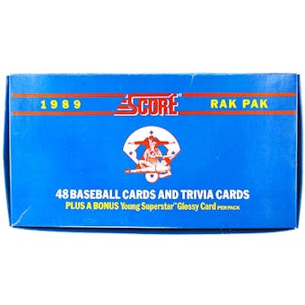 1989 Score Baseball Rack Box