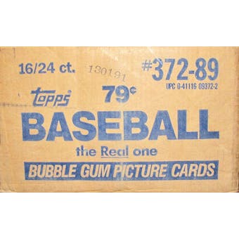 1989 Topps Baseball Cello 16-Box Case