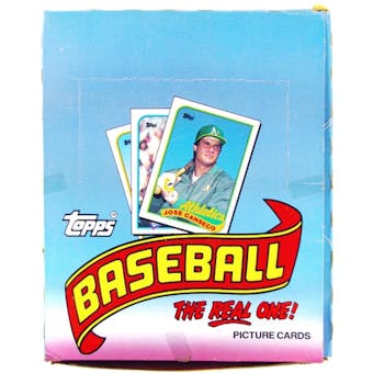 1989 Topps Baseball Rack Box