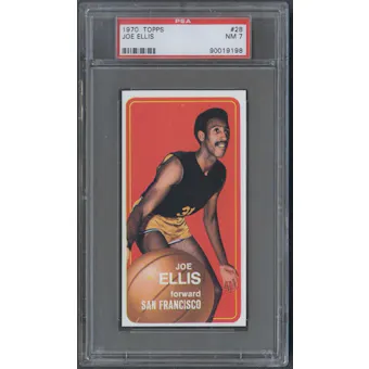 1970/71 Topps Basketball #28 Joe Ellis PSA 7 (NM) *9198