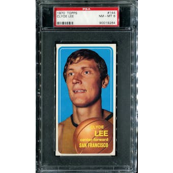 1970/71 Topps Basketball #144 Clyde Lee PSA 8 (NM-MT) *9264