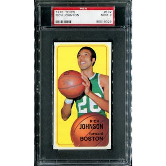 1970/71 Topps Basketball #102 Rich Johnson PSA 9 (MINT) *9329