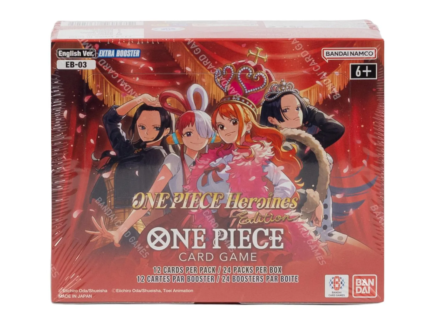 One Piece EB-03 Heroines Edition Extra Booster Box One Piece EB-03 Heroines Edition Extra Booster Box
