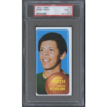 1970/71 Topps Basketball #74 Bobby Smith PSA 9 (MINT) (OC) *2509