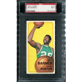 1970/71 Topps Basketball #121 Jim Barnes PSA 7 (NM) *2522