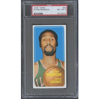 1970/71 Topps Basketball #40 Flynn Robinson PSA 8 (NM-MT) *2574