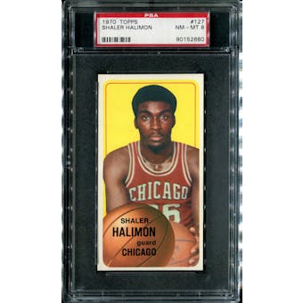 1970/71 Topps Basketball #127 Shaler Halimon PSA 8 (NM-MT) *2680